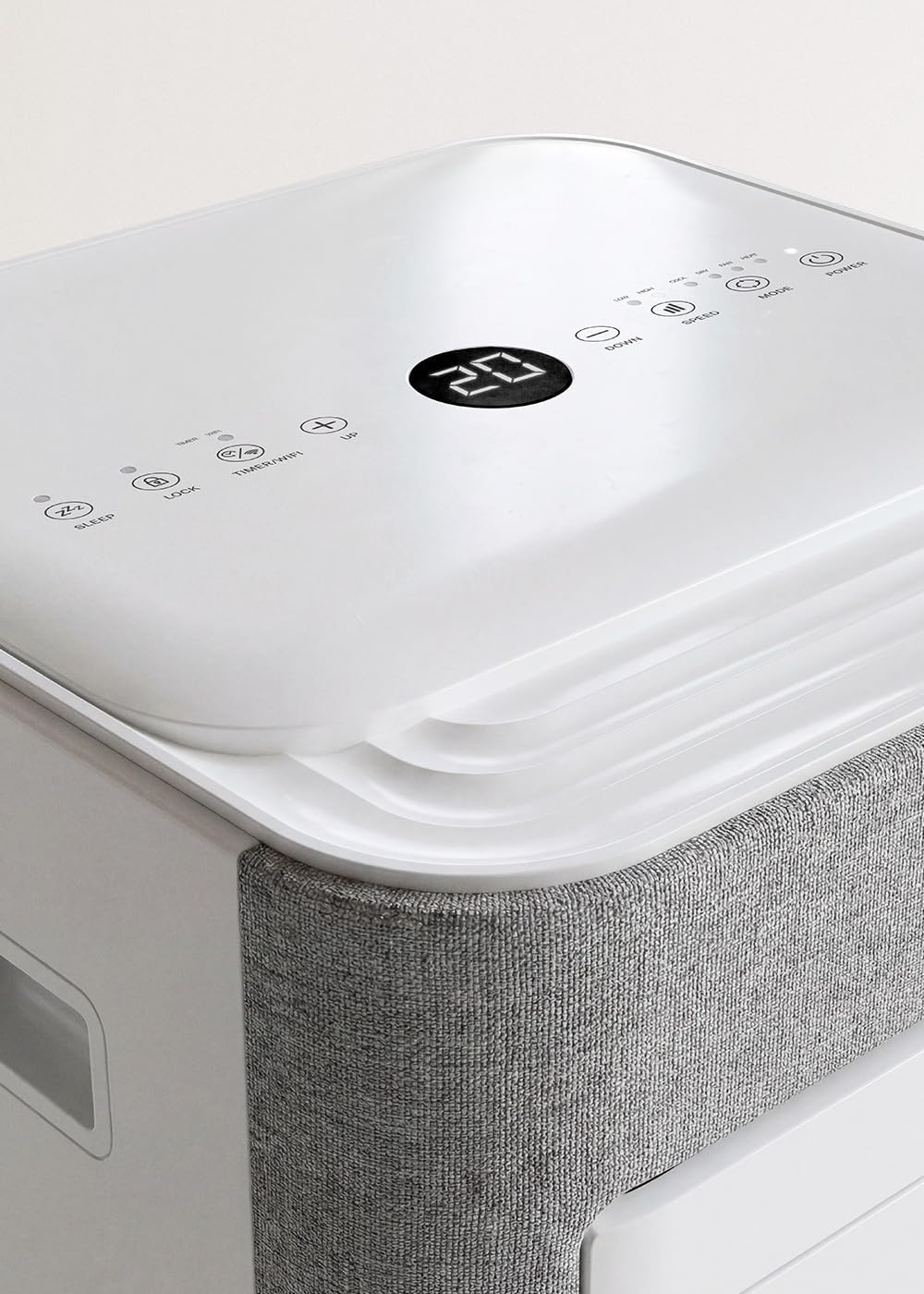 CREATE SILKAIR TEXTILE DUAL CONNECT 9000 / Mobile Klimaanlage 4 in 1 WiFi 9000 BTU mit Wärmepumpe / Mit Absaugset für Schiebe- und Klappfenster, bis 20m², 24L, 1005W