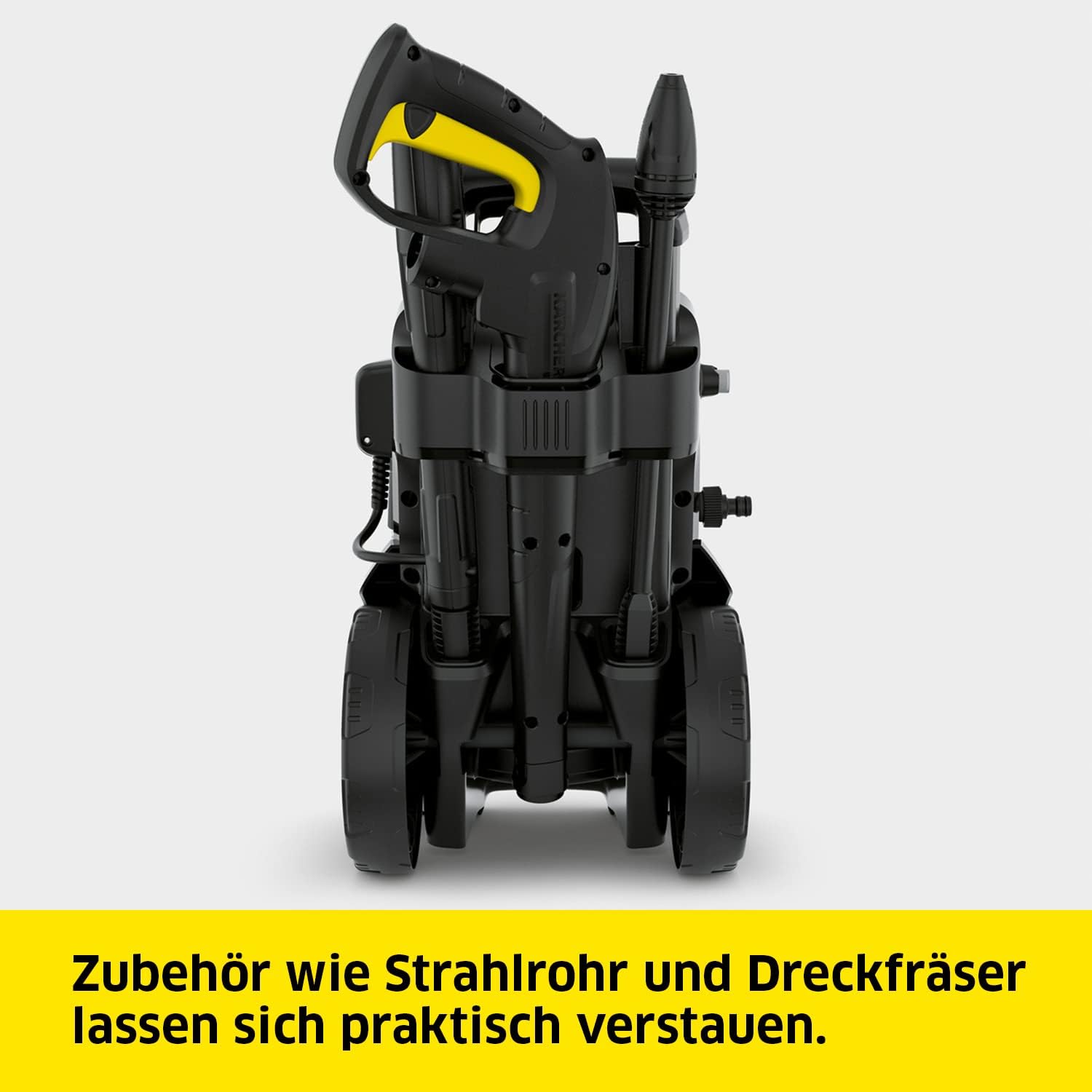 Krcher hogedrukreiniger K 7 Premium Power Home, druk: 180 bar, debiet: 600 l/h, oppervlaktecapaciteit: 60 m/h, vermogen: 3.000 W, slanghaspel, met pistool, vuilvreter, spuitlans