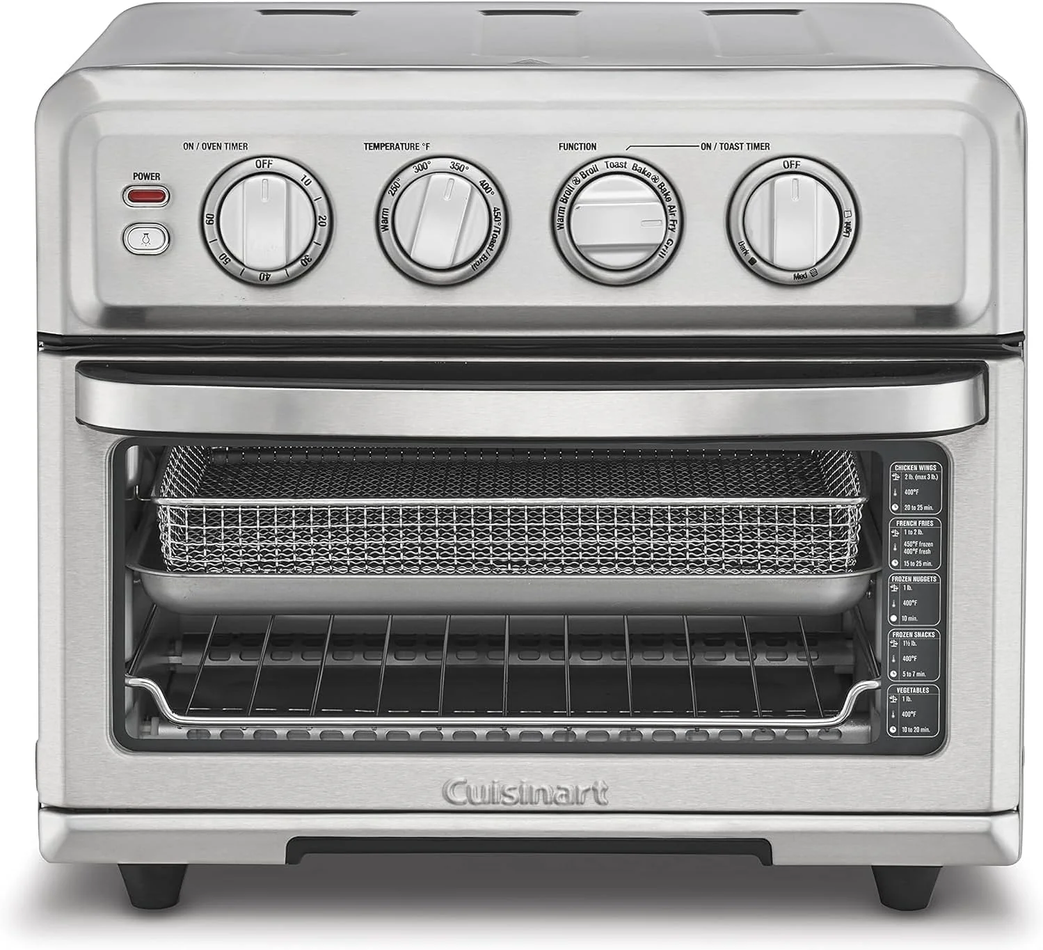 Cuisinart Air Fryer Toaster Oven, 1800W, 8-in-1 with Air Fry, Convection, Broil & Warm