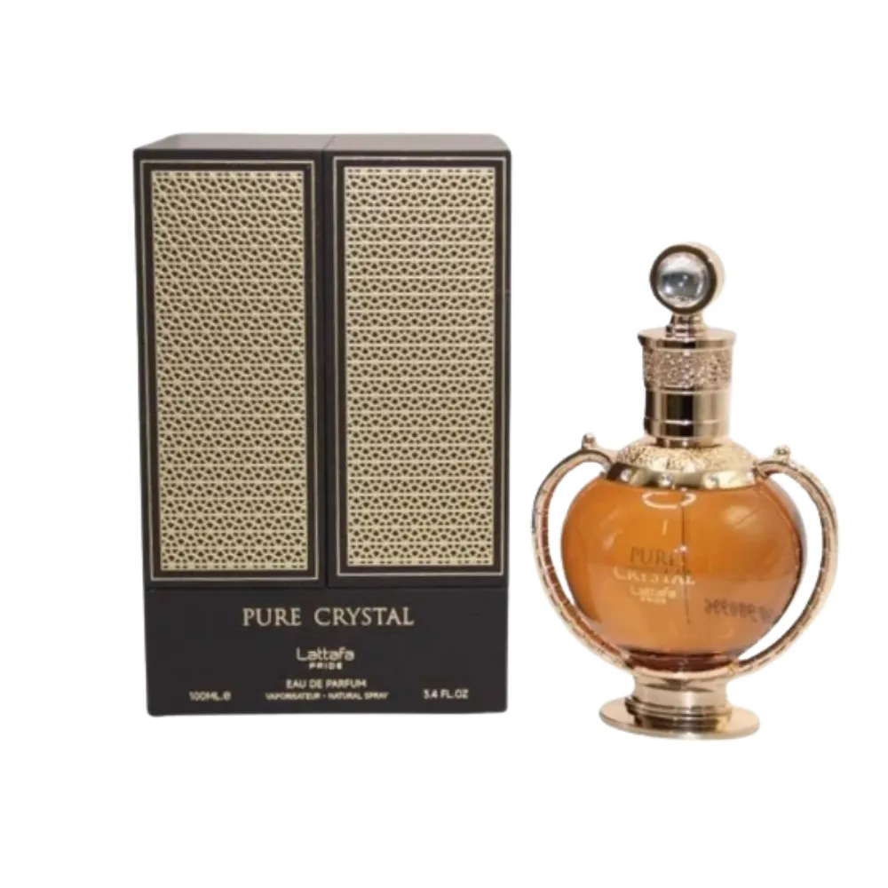 Lattafa Pride Pure Crystal Eau De Parfum 100ML  Luxury Long Lasting Unisex Fragrance