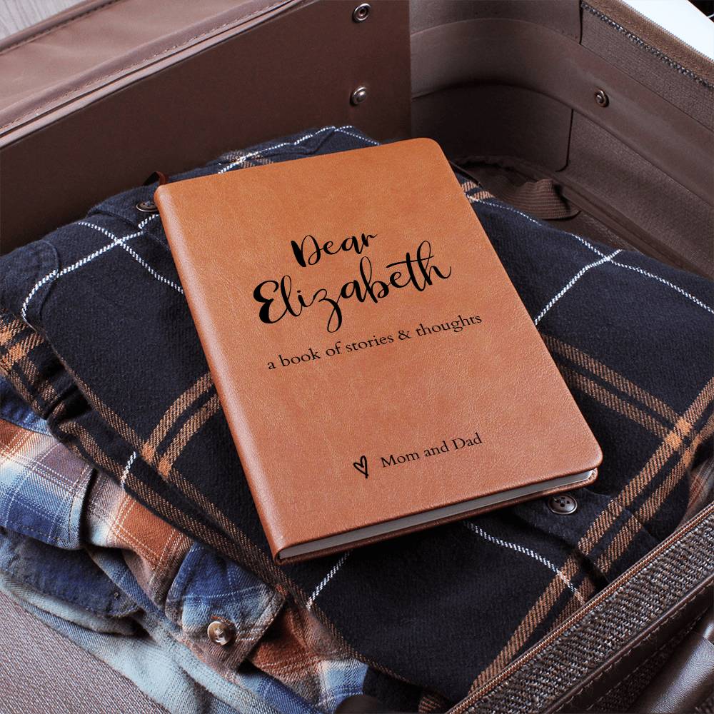 Personalized Leather Journal for Mom, Personalized Baby Shower Gift, Dear Baby Journal, Sentimental Gift for Baby Shower