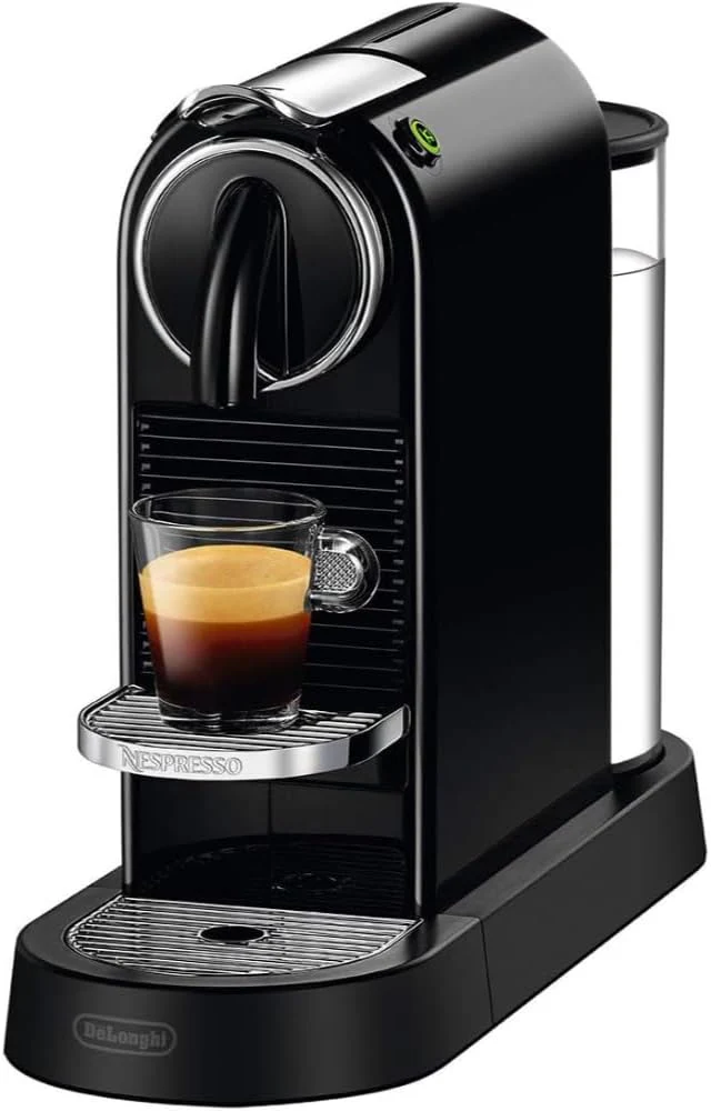 Nespresso De'Longhi EN267.BAE Citiz koffiezetapparaat met melkopschuimer, energiebesparende functie, 1710W, 1 liter, 37.2 x 21.8 x 27.7 cm, zwart