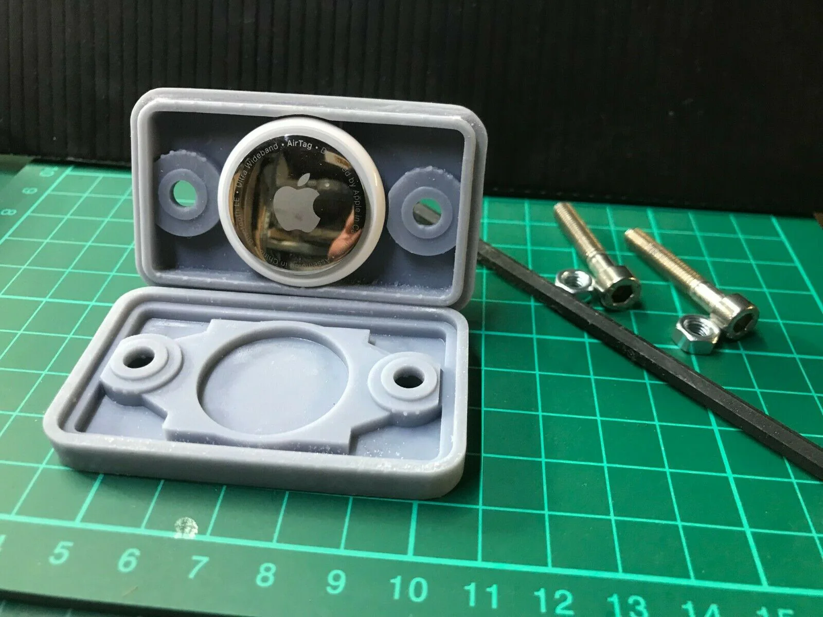 For Apple Air Tag Stealth Covert Case for AirTags to use on car or motorbike UK