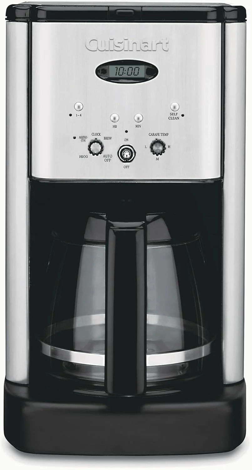 Cuisinart DCC-1200P1 Brew Central 12-Cup Programmable Coffeemaker Coffee Maker. Carafe. Brushed Chrome