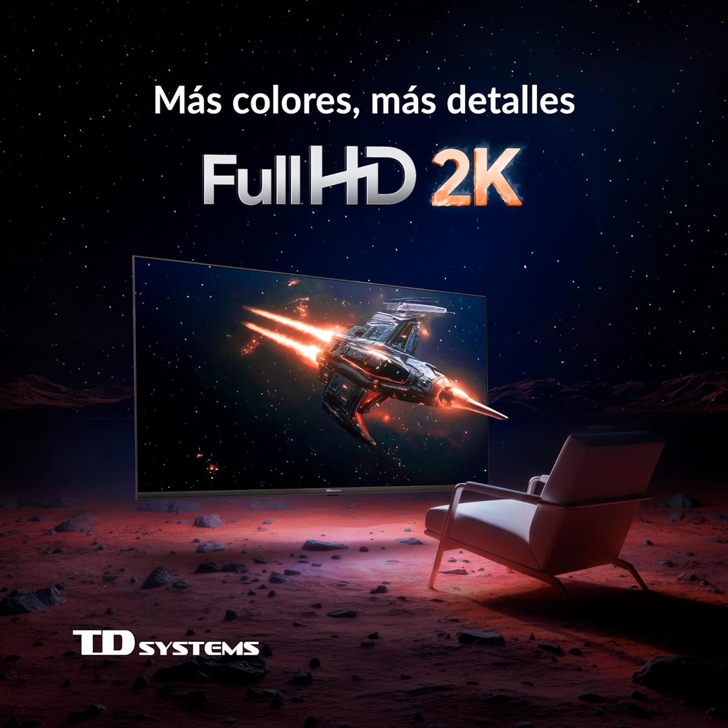 TD Systems - Smart TV 32 Inch Full HD Samsung TV Tizen OS 8.0. Triple Tuner (DVB-T2/C/S2). Televisions with Samsung Smart TV Gaming Hub. 2026 TV - PRIME32FC22TIZEN