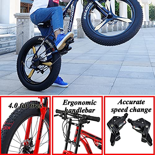 YSACJFD Mountainbikes Dual Suspension Fahrrad Kohlenstoffstahl Geschwindigkeit