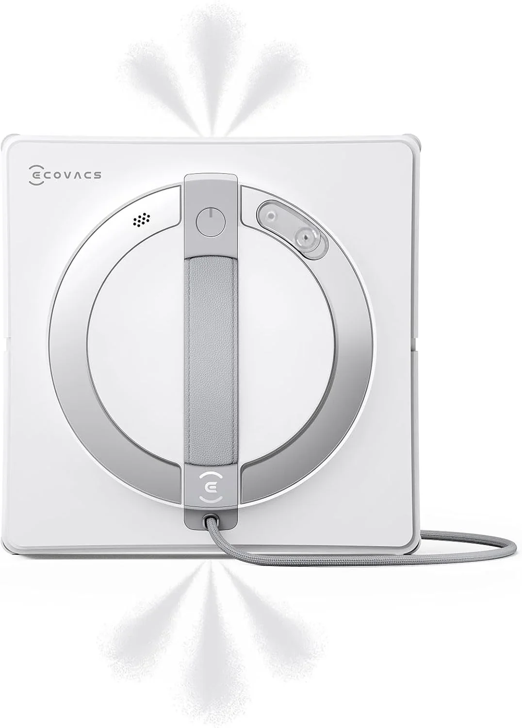 ECOVACS Winbot W2 Pro Omni Robot Glass Cleaner with Multifunction Station, Charging During Operation, Triple Nozzle Water Sprayer, 12 Level Protection