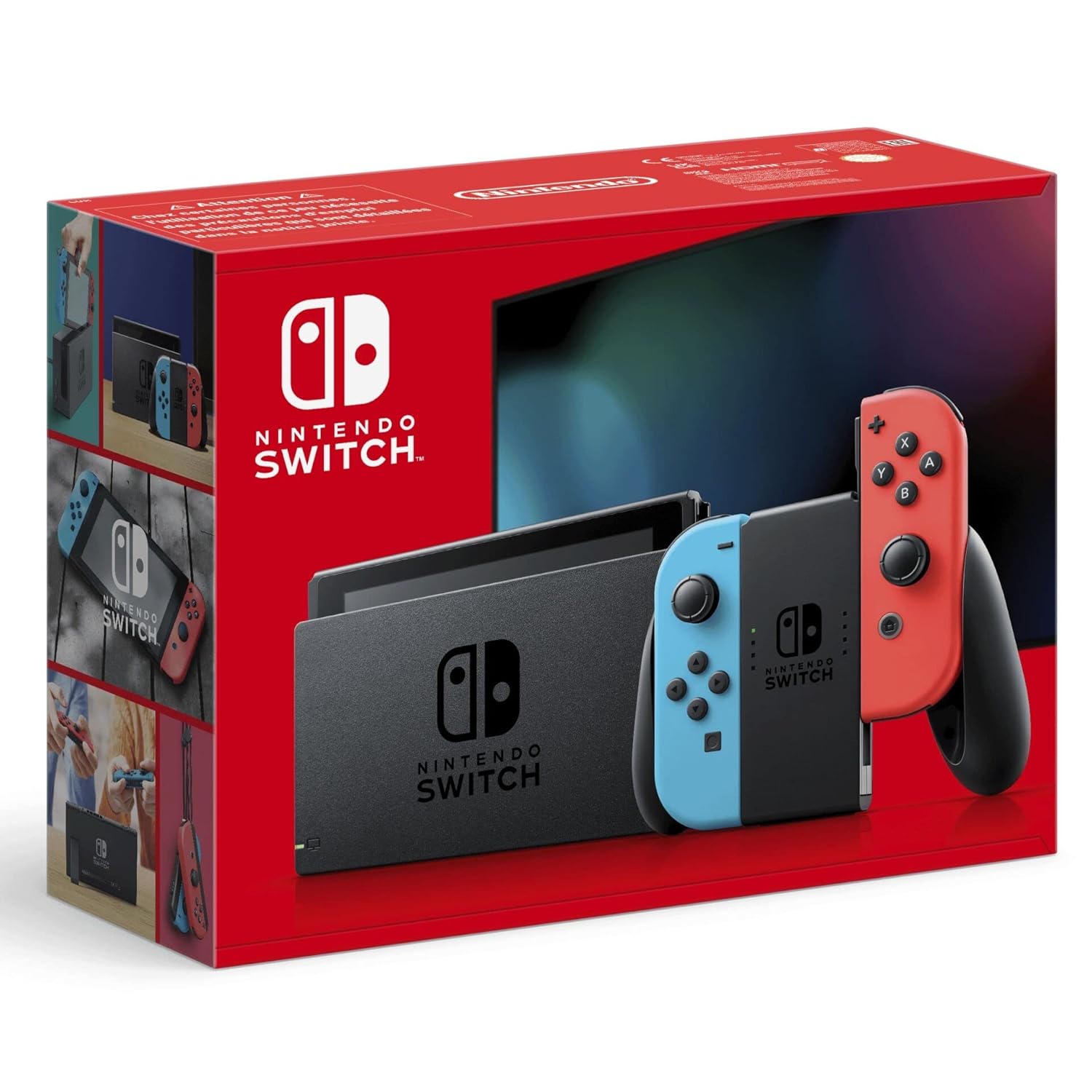 Switch-Konsole Neon-Rot/Neon-Blau