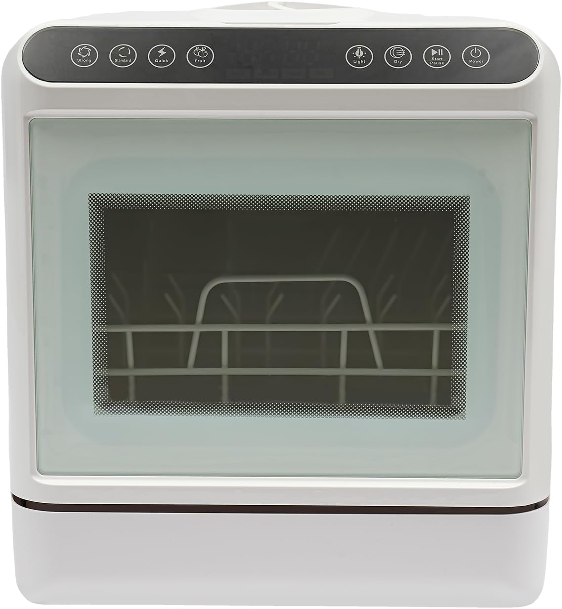 Freistehender Tischgeschirrspüler Mini Geschirrspüler mit 6L Wassertank,Spülmaschine Klein,Touch Control, Platz für 4-6 Maßgedecke, für Wohnungen, Schlafsäle, Camping