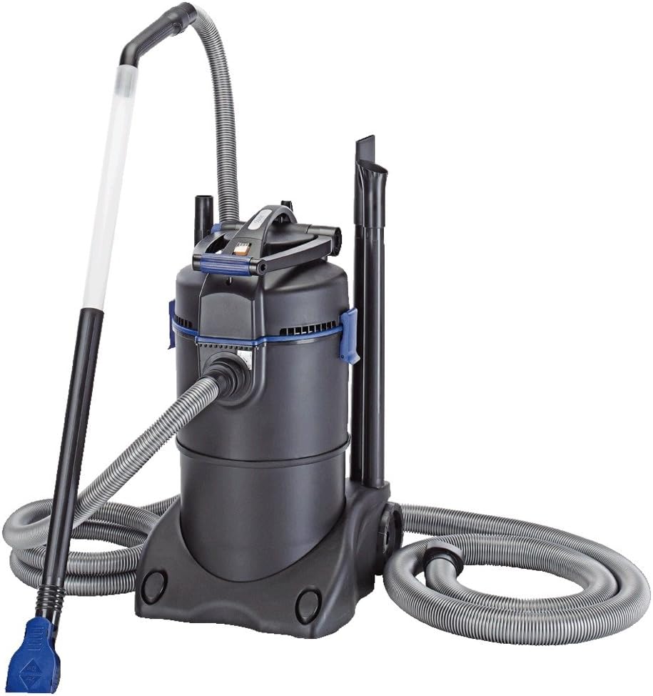 Oase 37102 PondoVac 3, 1600 W, 4000 l/h - Vijverslibzuiger, zwembadstofzuiger voor snelle bodemreiniging, waterbehandeling, voor vijvers van elk type en huishoudelijk gebruik