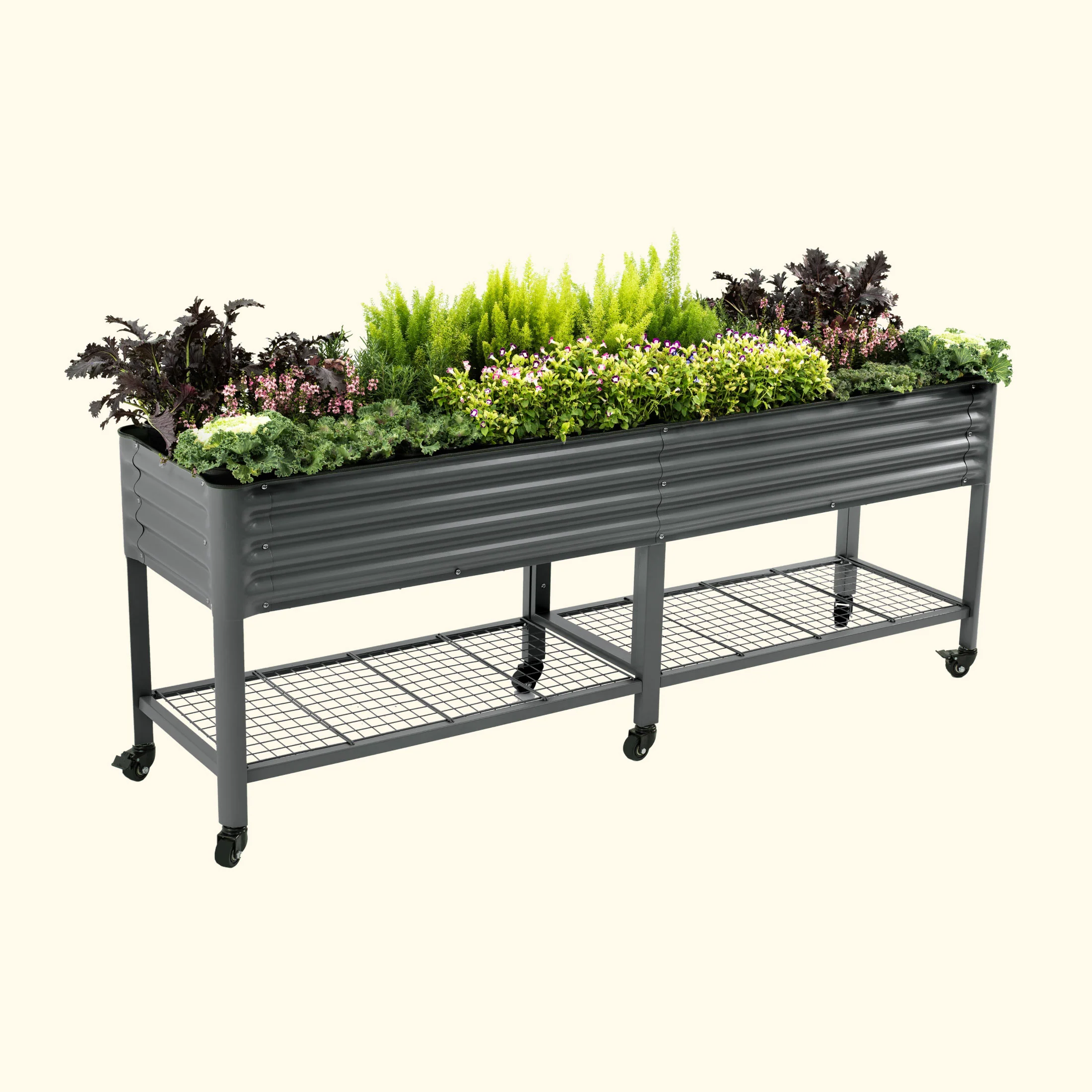 Verhoogde tuinbak �C V-serie 2' x 8'