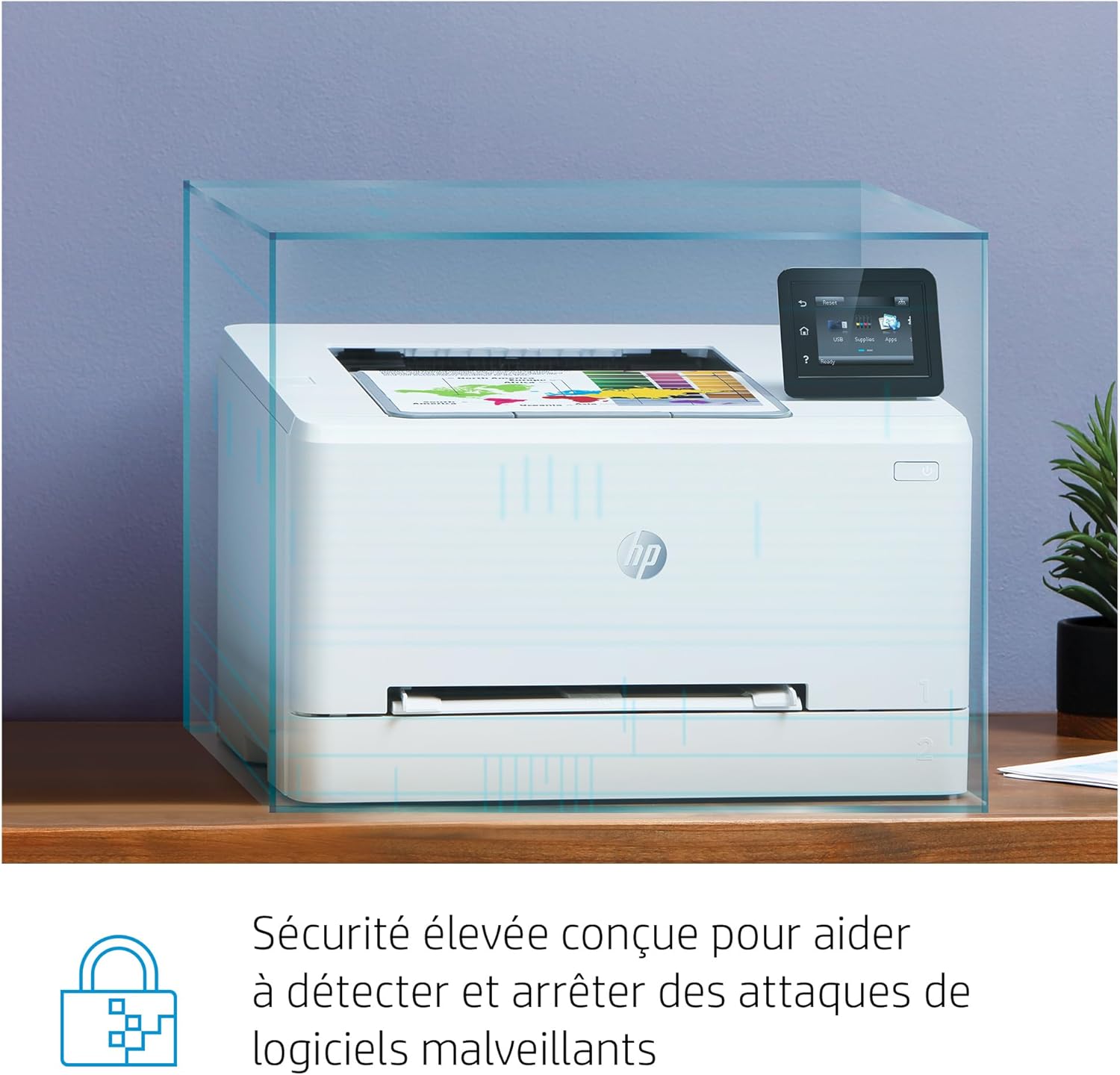 HP Color LaserJet Pro MFP 3302fdwg Multifunktions-Farblaserdrucker, Fax, Automatischer beidseitiger Druck, Touchscreen, Wi-Fi, Ethernet, USB, HP Wolf Pro Security