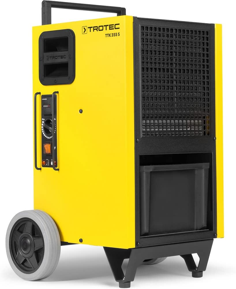 TROTEC Luftentfeuchter TTK 355 S Bautrockner Entfeuchtung Entfeuchtungsleistung von bis zu 70 l/Tag