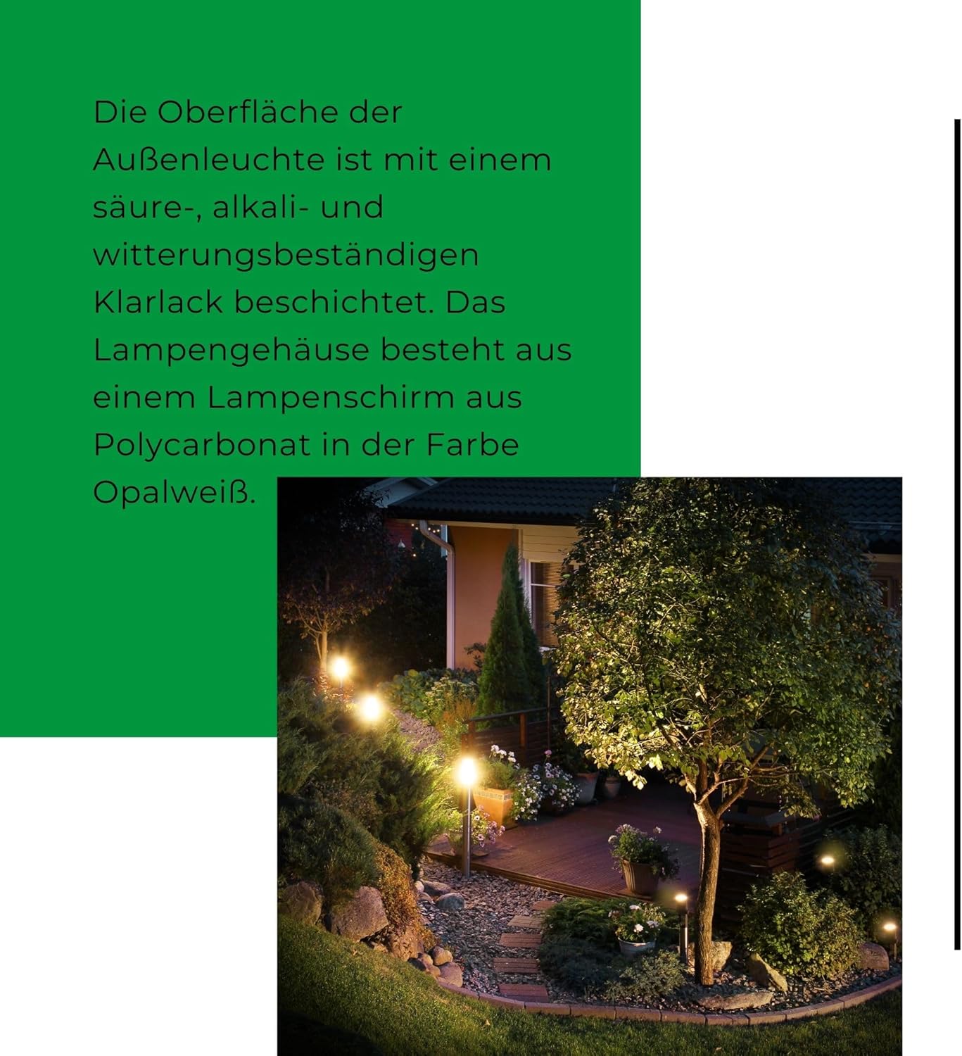 Novatool 4X Wegeleuchte I 80 cm I mit Bewegungsmelder I Edelstahl I IP44 I E27 Sockel I Wegebeleuchtung aussen Aussenleuchten Garten Standleuchte Terassenleuchte Gartenleuchte stehend