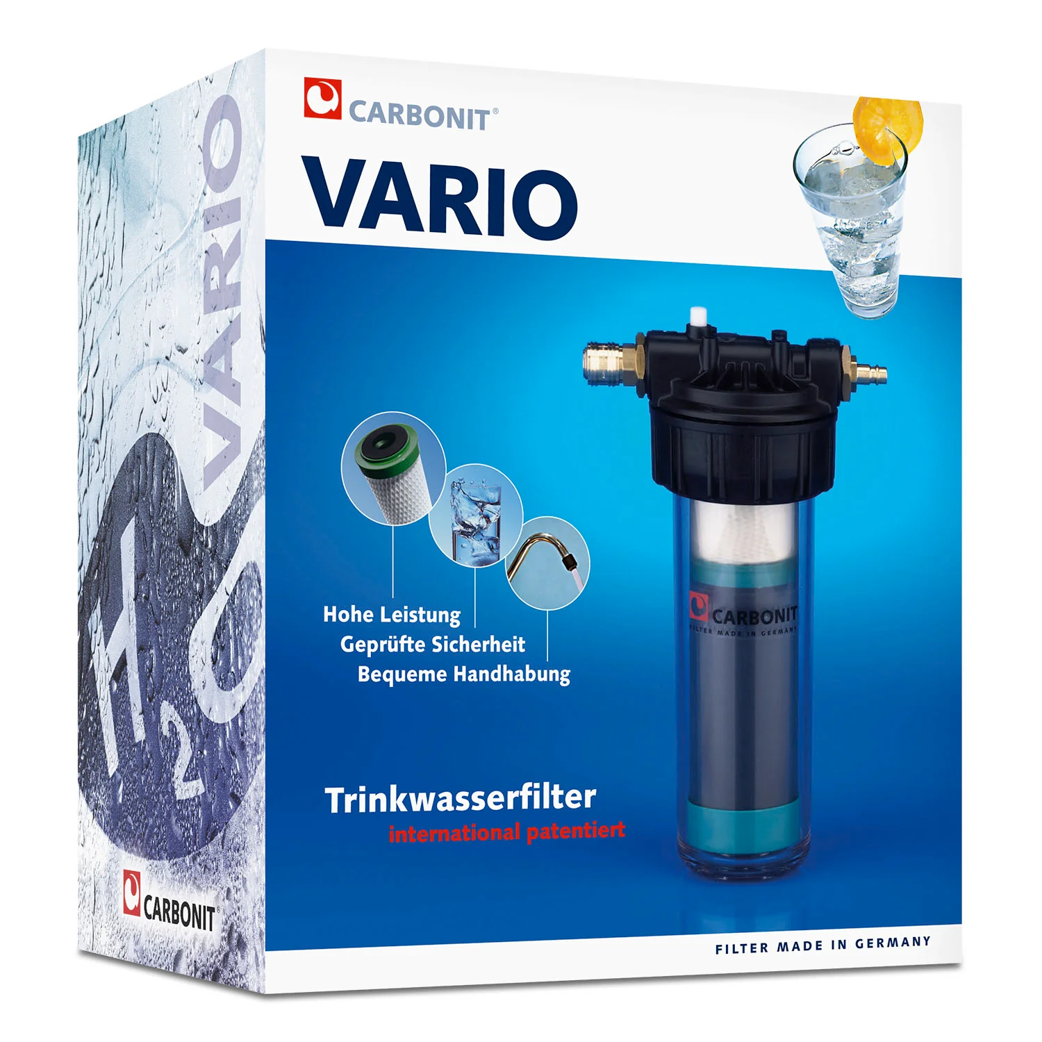 2025 Carbonit VARIO-HP K��che �C Flexibler Trinkwasserfilter zur Untertischmontage