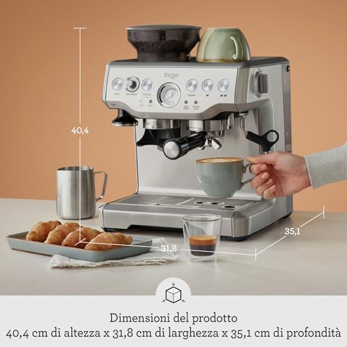 Sage   The Barista Express   Macchina da Caffè in Grani con Montalatte Manuale   Acciaio Inox Spazzolato : Amazon.it: Casa e cucina