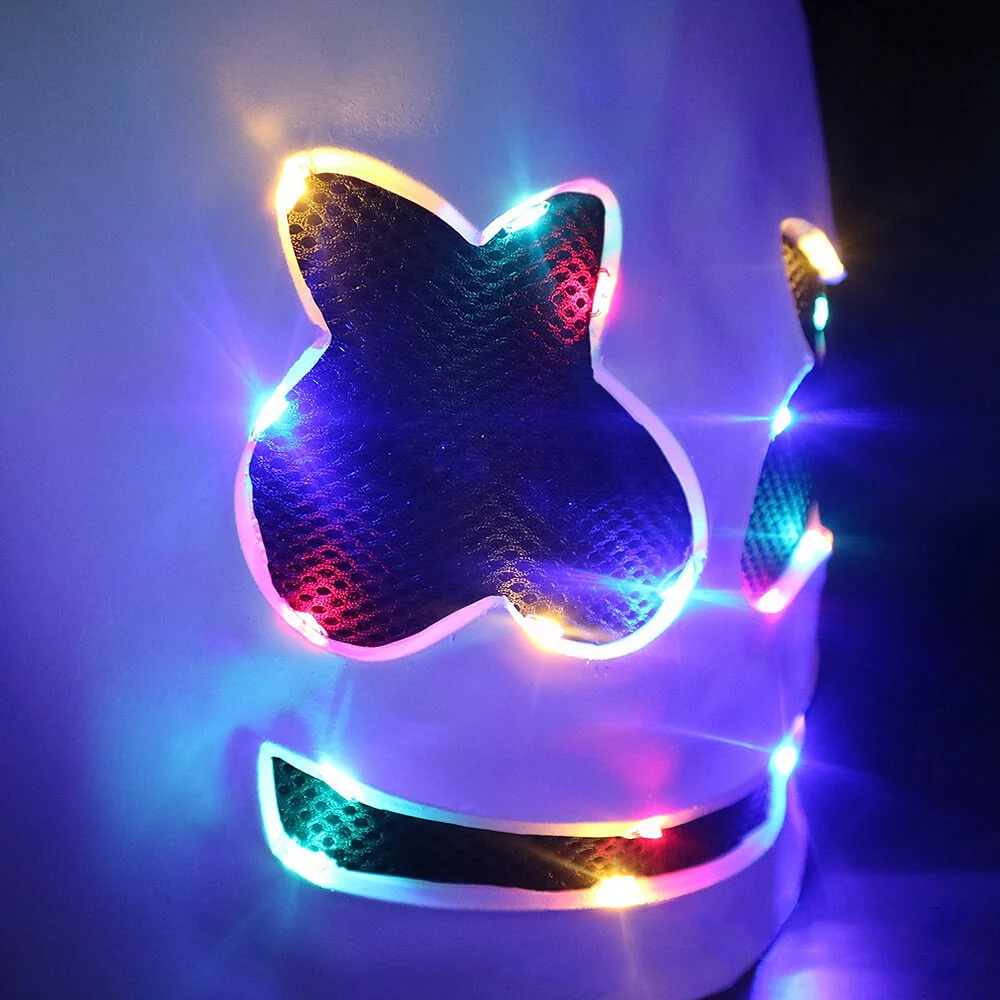 DJ Kost��m Set mit LED-Helm