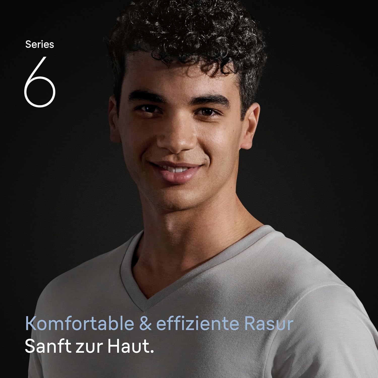 Braun Series 6 Elektrorasierer Herren, Rasierapparat mit 60 Min. Akku, 4in1 SmartCare Reinigungsstation, +2 Aufsätze, Kabelloser Nass- und Trockenrasierer für Männer, Wasserdicht, 62-S7650cc, Silber