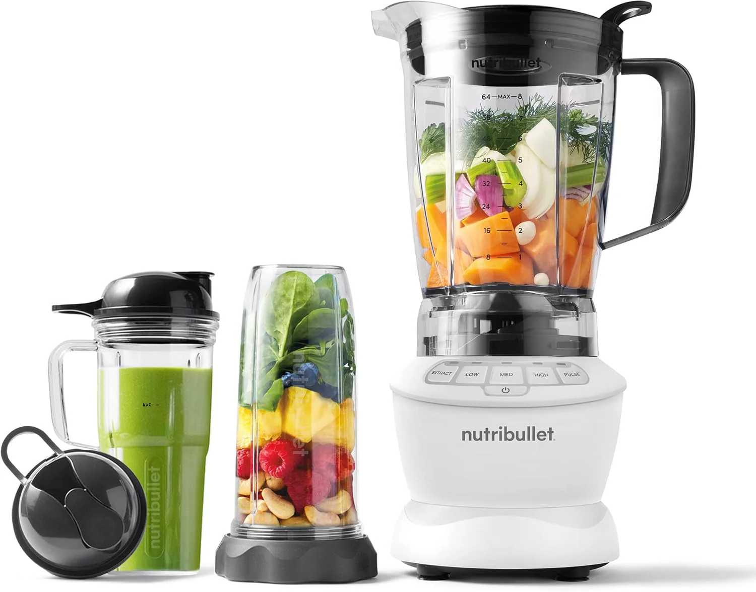 nutribullet Full-Size Blender Combo 1200W NBF50500 - Dark Gray