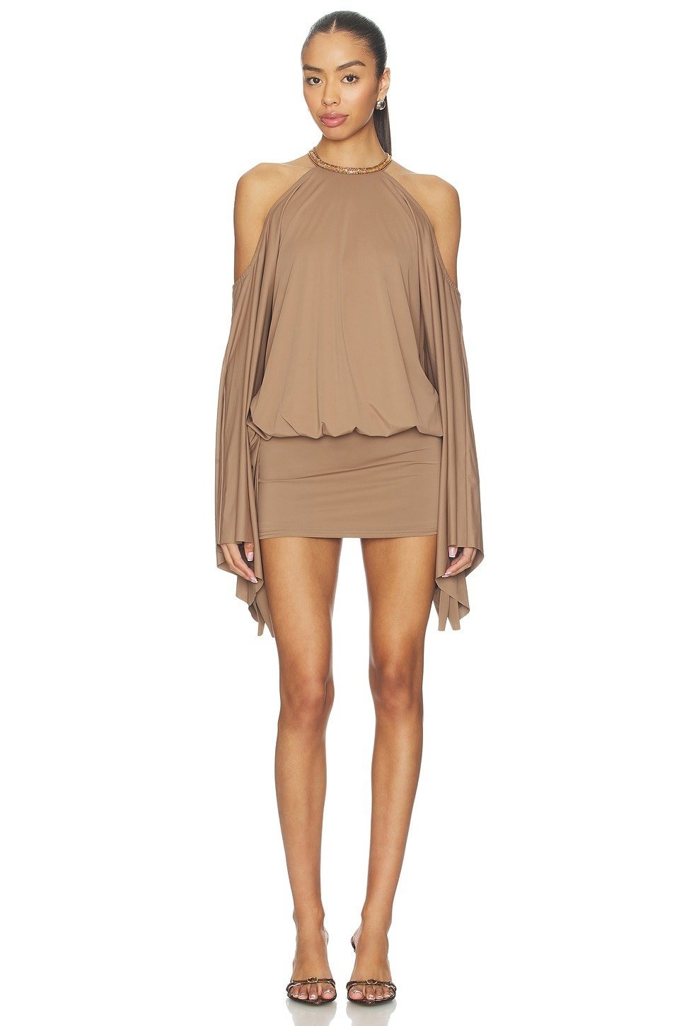 Jaded London Backless Embellished Mini Dress