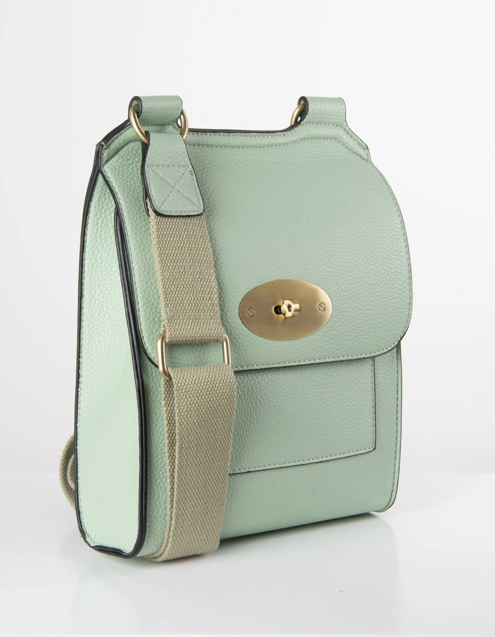 Mint Green Messenger Bag