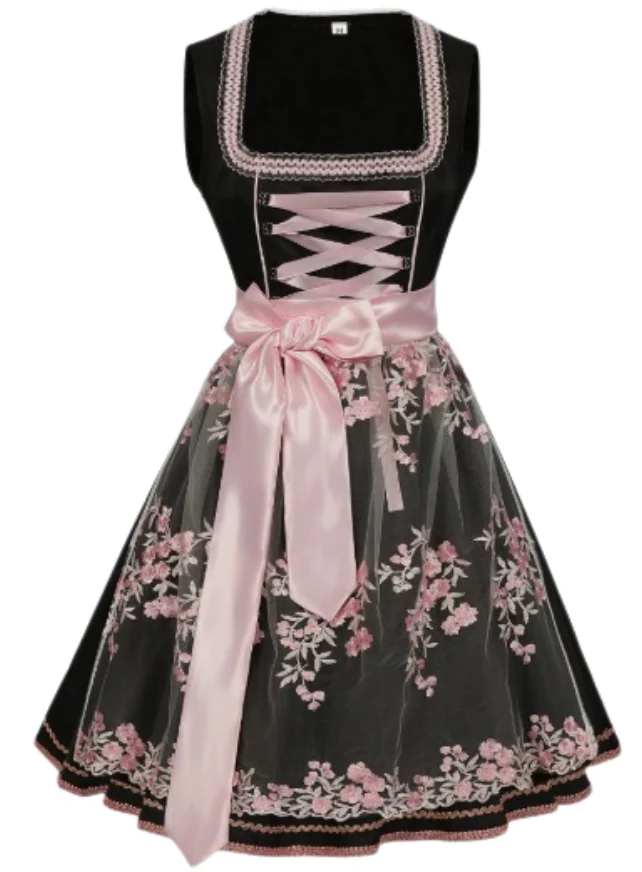 Dirndl Kleid im Retro-Stil - Trachten-Outfit f��r das Oktoberfest
