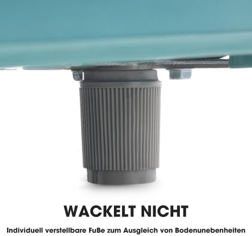 Merax Retro Kühlschrank mit Gefrierfach – 72L Mini Kühlschrank, 21L Gefrierfach, 120 kWh/Jahr, Energieklasse E, LED-Licht, Cyan – Ideal für kleine Haushalte