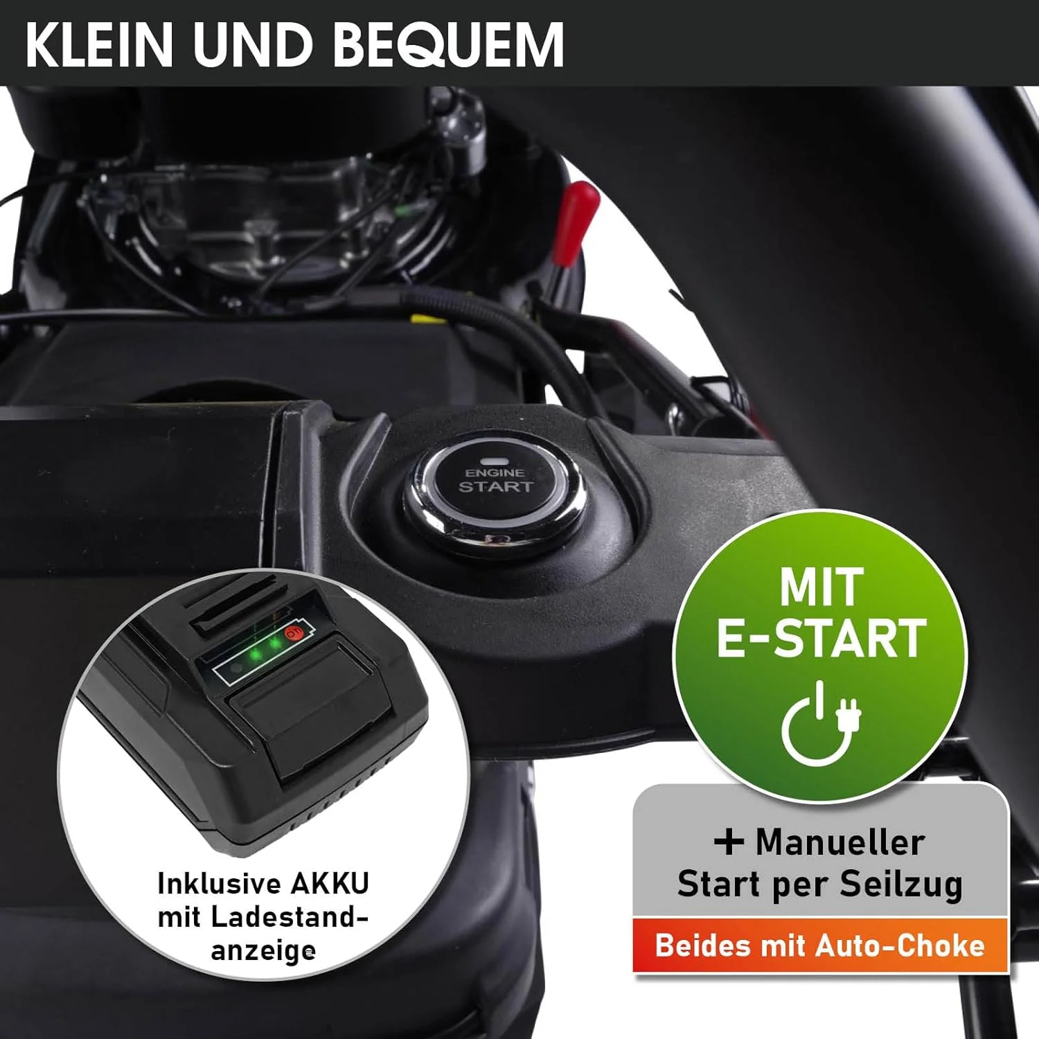 BRAST Benzine grasmaaier met aandrijving | 3,0 kW (4,1 pk) | Elektrische start | 41 cm maaibreedte | vele modellen | T��V | 4-takt OHV-motor | 25-75 mm maaihoogte | 40 L opvangbak | Stalen behuizing | 16145 Estart