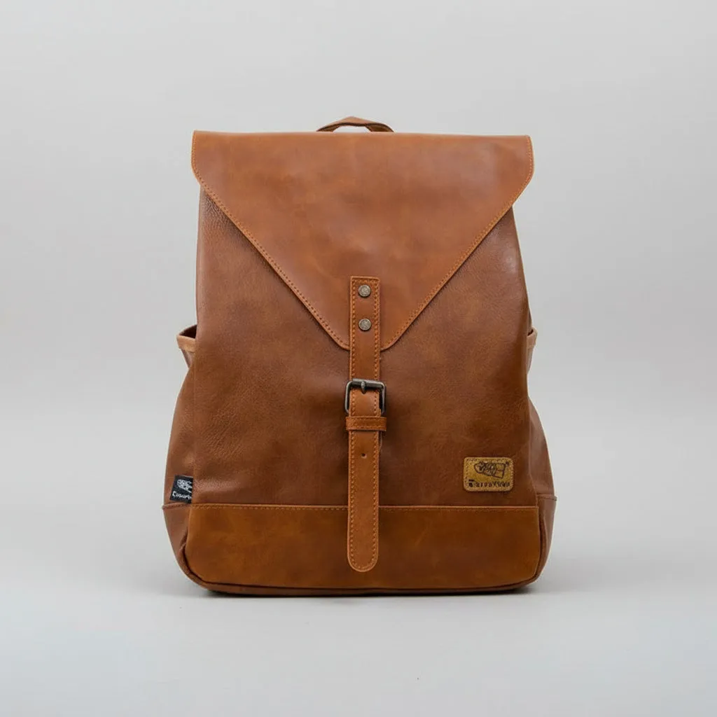 Genuine Leather Backpack Laptop Bookbag