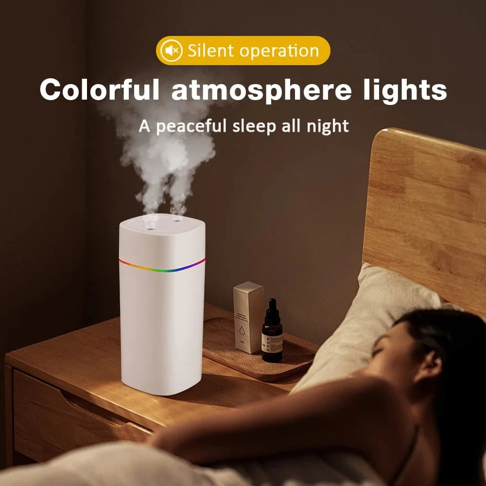 600ml USB Cool Mist Aroma Humidifier