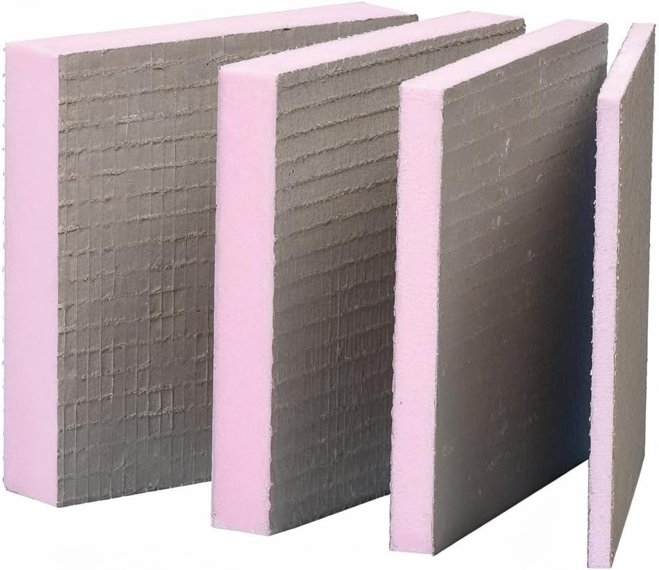 doitBau Bauplatte XPS – Hartschaum Dämmplatte – druckfest wasserundurchlässig direkt befliesbar – 60 x 120 cm 10 mm – 15 Platten 10,8 m² Bad Küche Nassraum Innen Außen