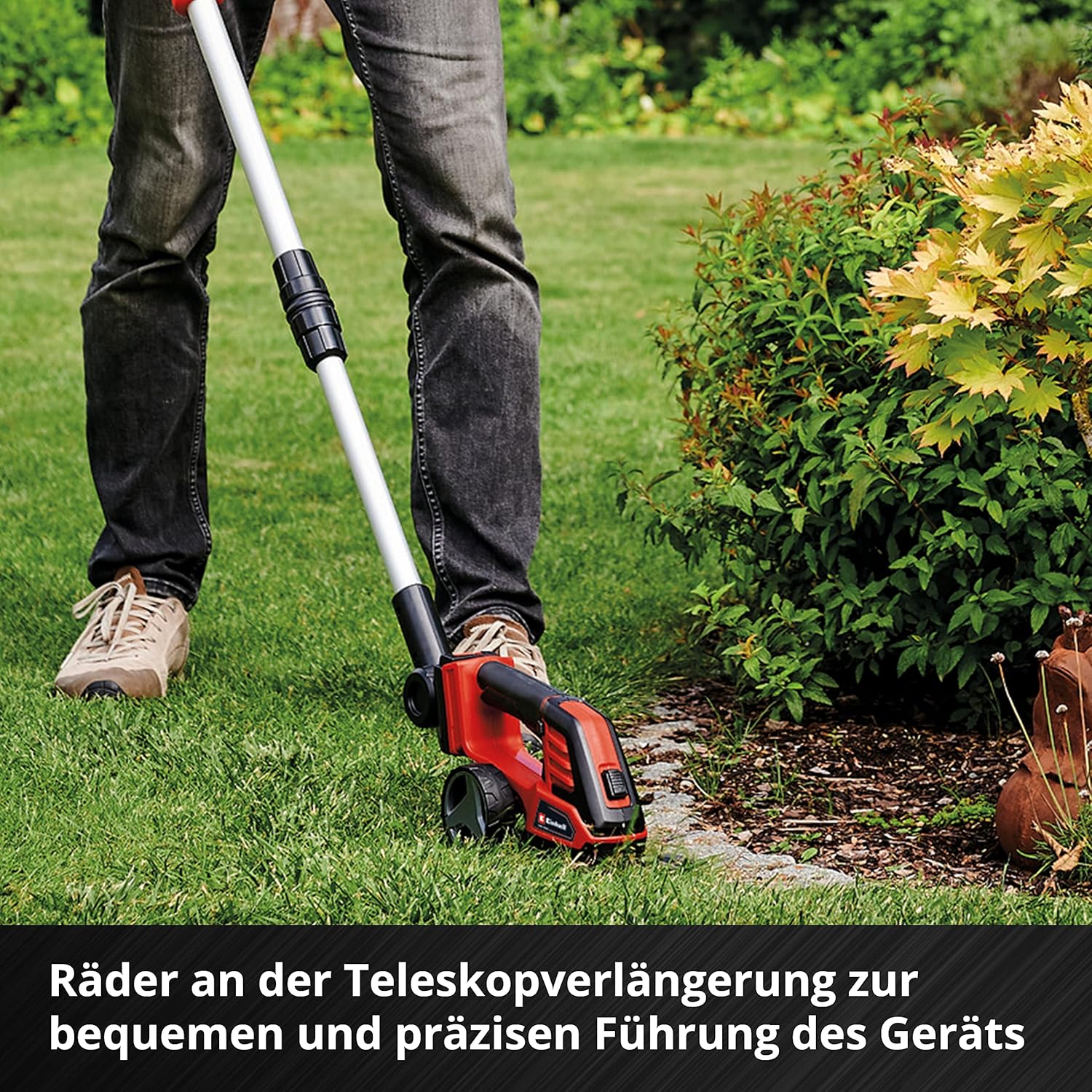 Einhell Akku-Gras- und Strauchschere GE-CG 18/100 Li-Solo Power X-Change (Li-Ion, 18 V, Schnittbreite Grasscherenmesser 100 mm, Strauchscherenmesser 200 mm, ohne Akku und Ladegert)