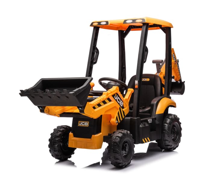 JCB 12V Electric Ride-On Tractor - Yellow