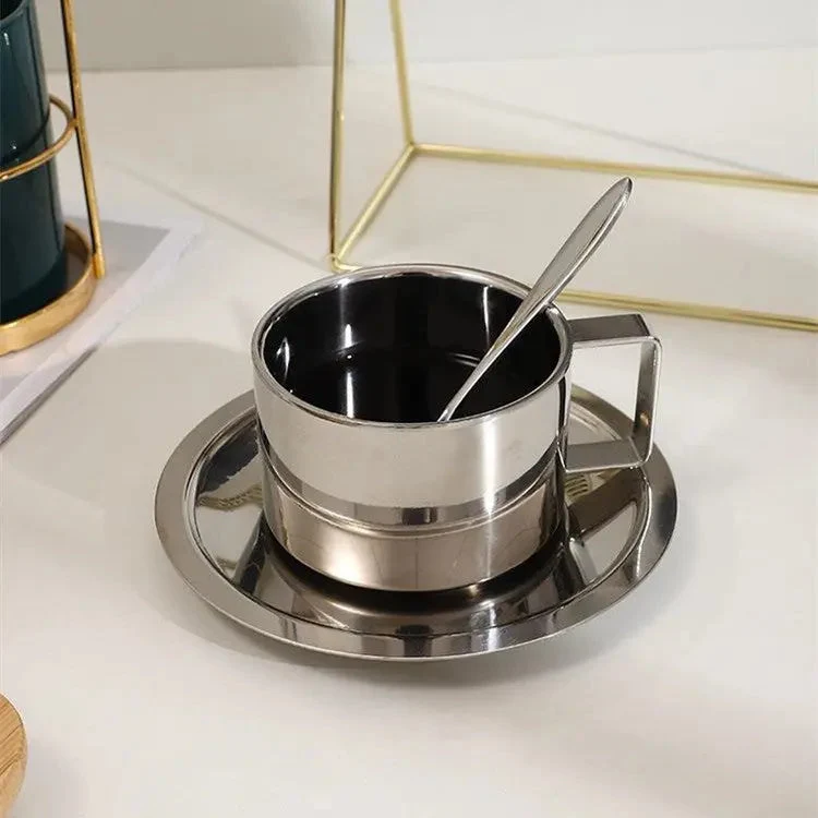 Edelstahl-Kaffeeset