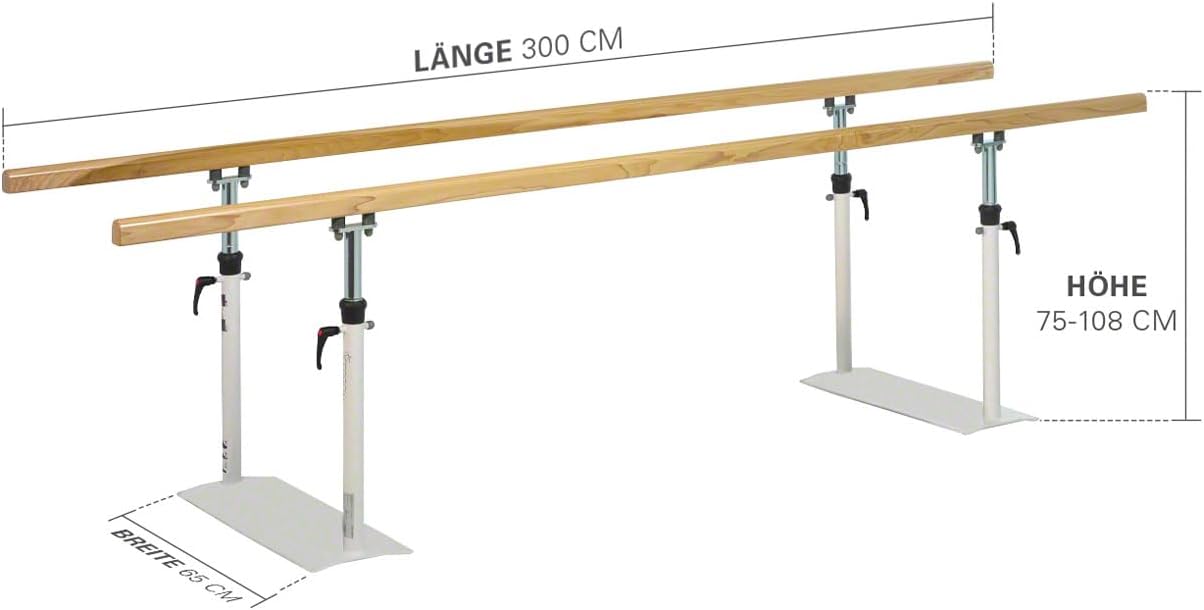 Sport-Tec Gehbarren Standard Holmenlänge 3 m aus Holz