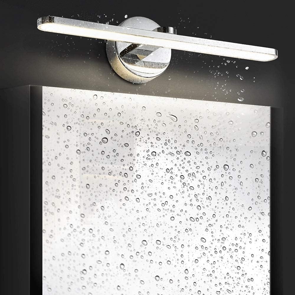 Wandmontierte Led-Spiegelbeleuchtung Badewandlampe Metall + Acrylspiegel Frontlampe Für Hotel Toiletten Badewanden Beleuchtungseinrichtung, Nicht Dimmbar/9.4W 3000K