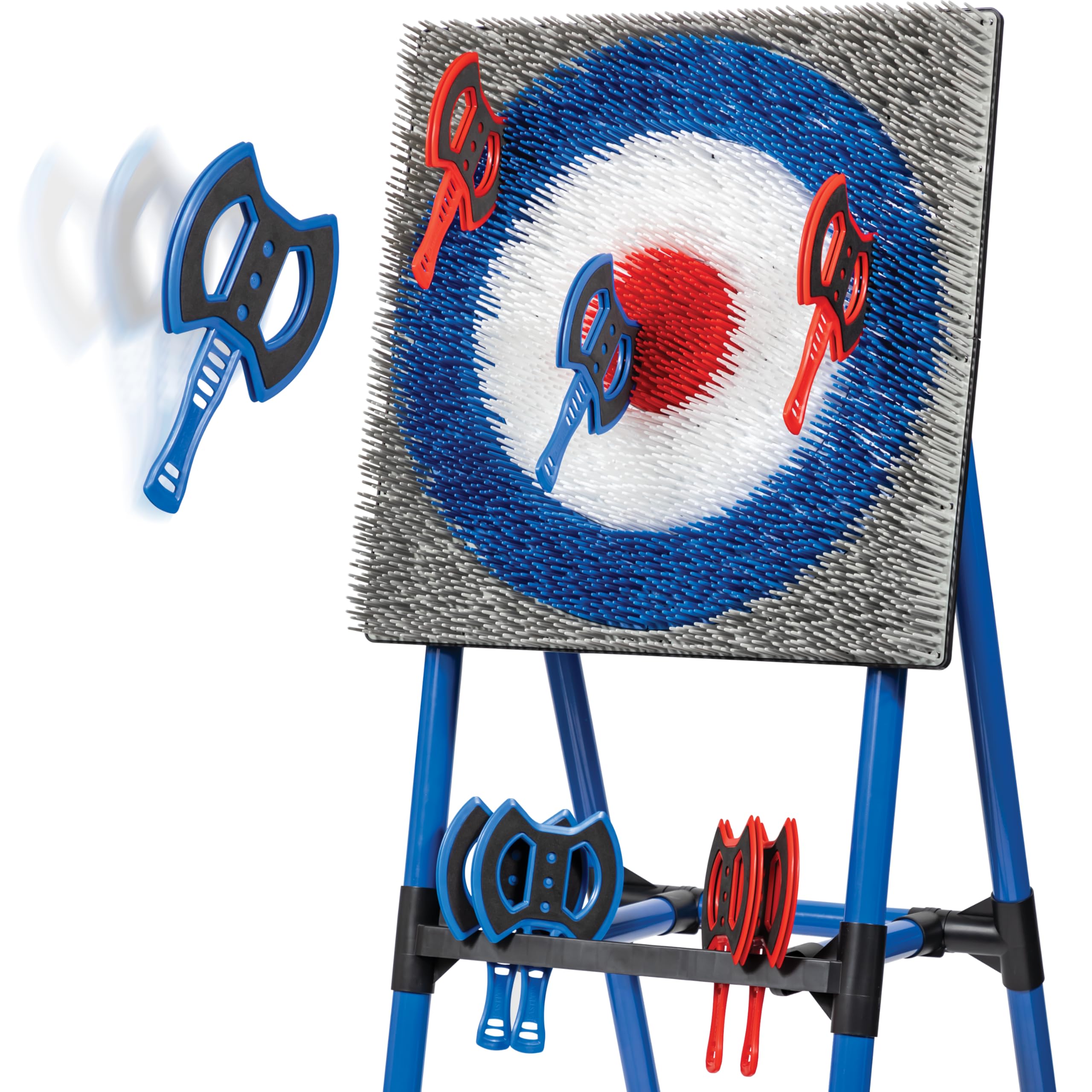 EastPoint Deluxe Steel Frame Axe Throw Target Game Set