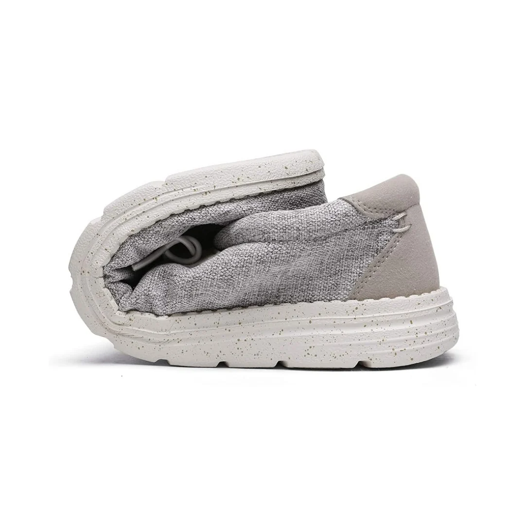 Men's Soft Upper Slip-On Loafers �C Light Grey
