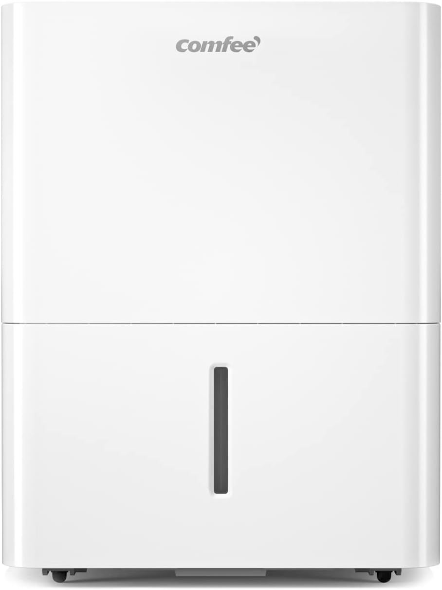 Comfee Luftentfeuchter, 30L/24h, Raumgröße ca. 180m³(80m²), Intelligenter Entfeuchtermodus, 24H Timer, Wassertank 3L, MDDP-30DEN7