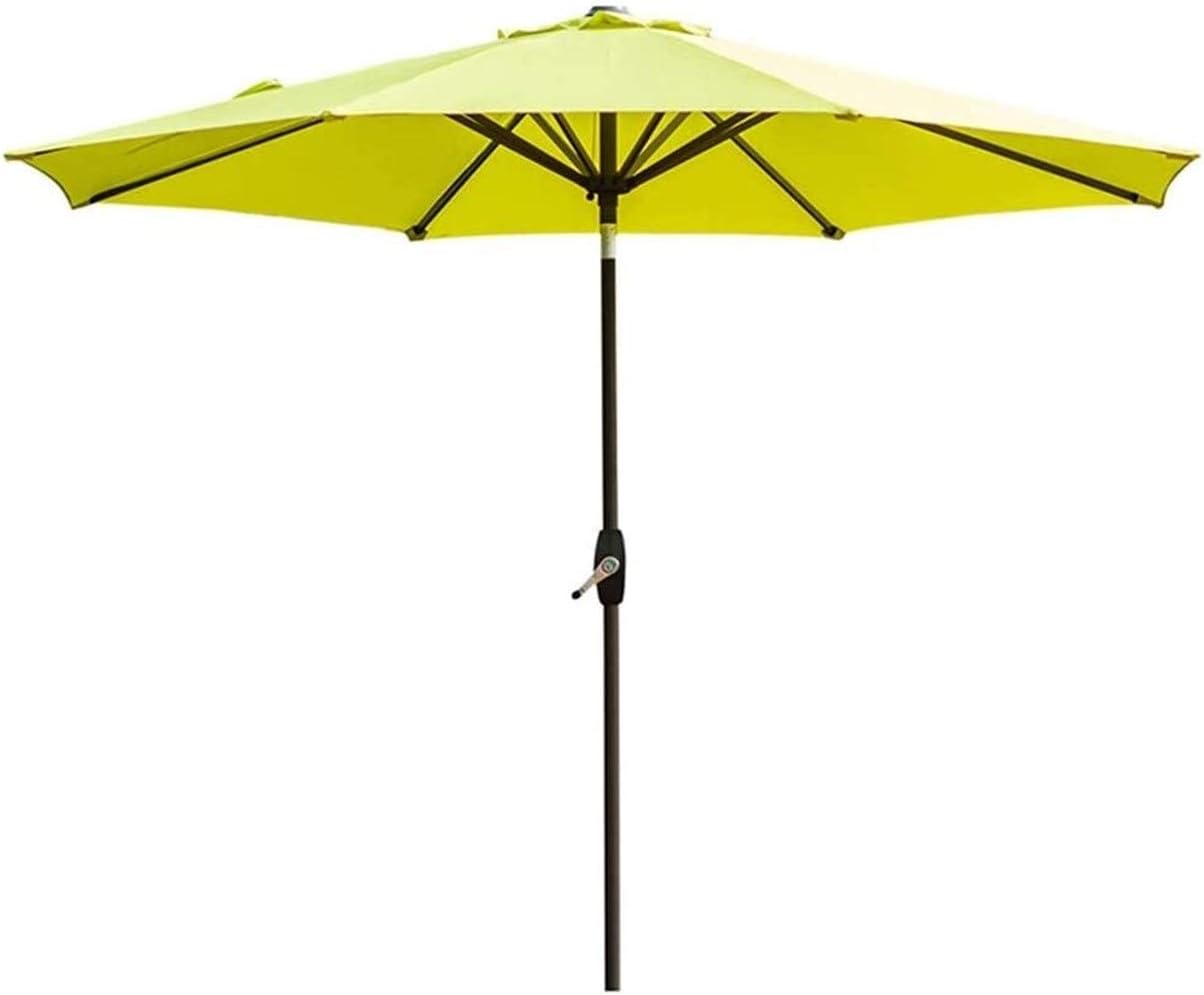 Garten-Sonnenschirme für den Außenbereich, 9 Fuß / 270 cm, Patio-Gartentisch, Sonnenschirm mit Neigungsverstellung, perfekt für den Außenbereich, gewerblichen Veranstaltungsmarkt am Strand, Camping,