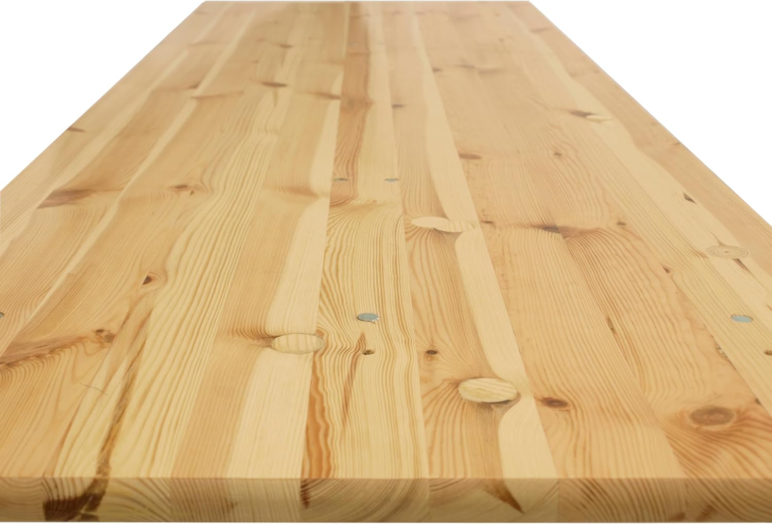DEGAMO Stehtisch Bartisch Bamberg 70 x 220cm, Gestell Stahlrohr dunkelgrün, Tischplatte Kiefernholz transparent beschichtet, klappbar, Höhe 110cm