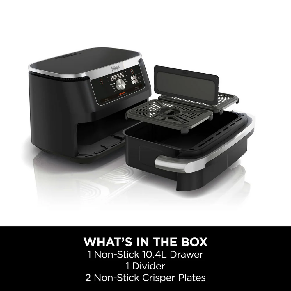 2025 Ninja Foodi FlexDrawer Luchtfriteuse 10,4L Zwart