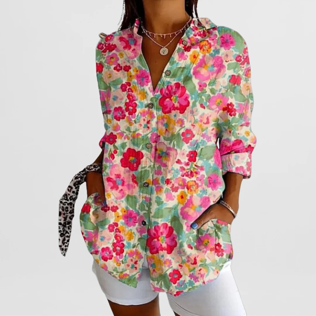 Elegante Leichte Premium Bluse f��r Damen �C Perfekt f��r B��ro, Freizeit und besondere Anl?sse