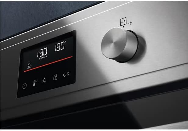 Electrolux EOF4P46X Multifunktions-Backofen, 72 l, Klasse A+, SurroundCook, Pyrolytische Reinigung, 589 x 594 x 569 mm, Edelstahl Anti-Fingerabdruck