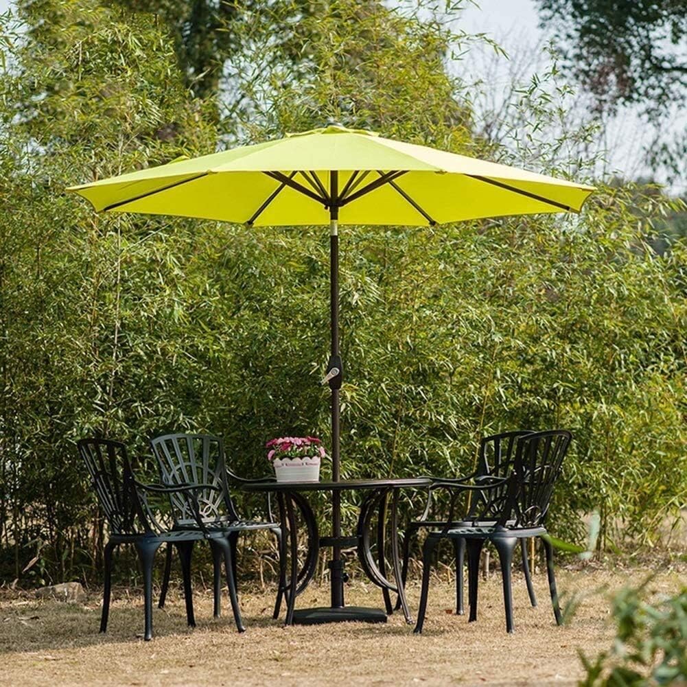 Garten-Sonnenschirme für den Außenbereich, 9 Fuß / 270 cm, Patio-Gartentisch, Sonnenschirm mit Neigungsverstellung, perfekt für den Außenbereich, gewerblichen Veranstaltungsmarkt am Strand, Camping,