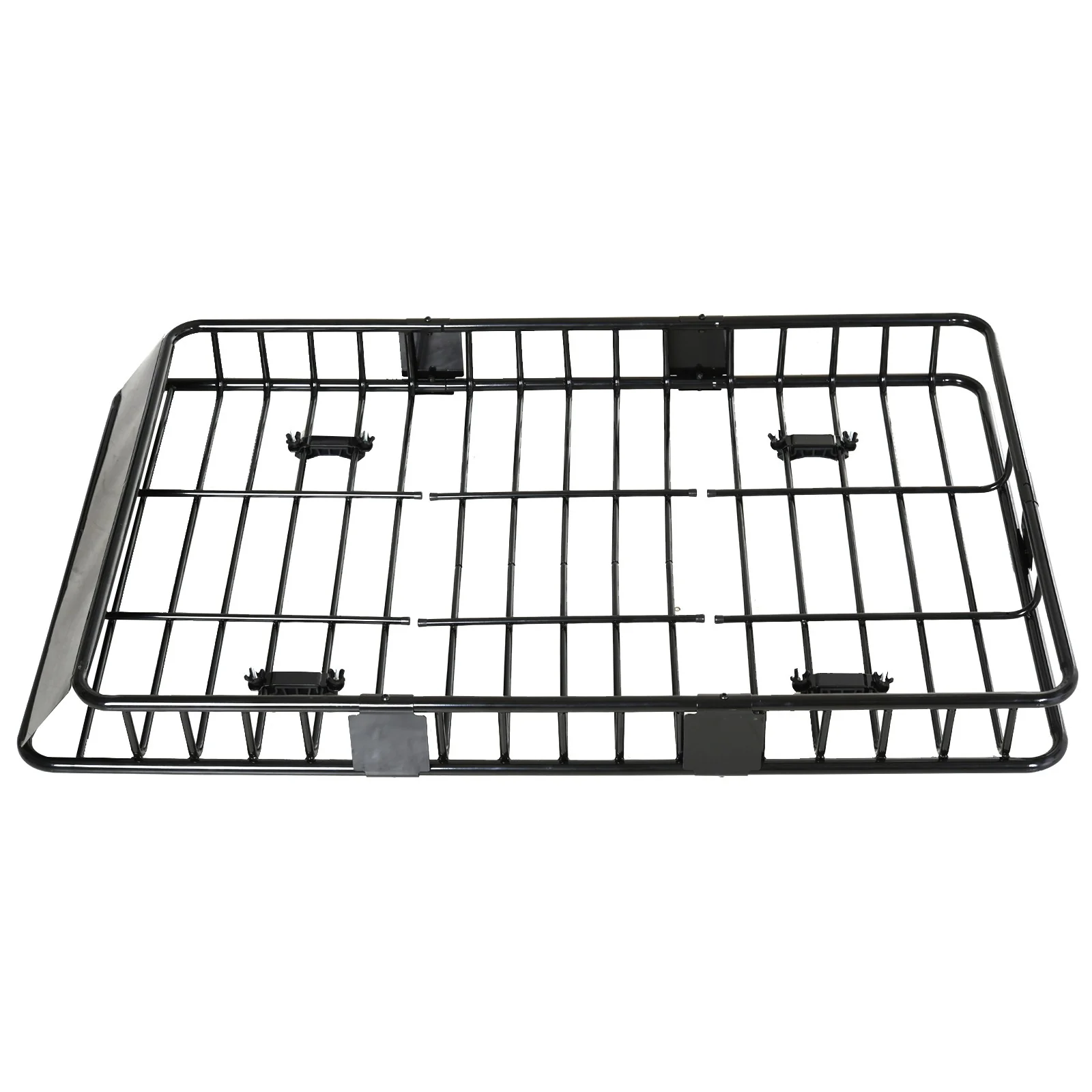 HOMCOM Universele dakkoffer autodakdrager dakbagagerek bagagemand bagagerek plank metaal zwart 162 x 99 x 16 cm | Aosom.de