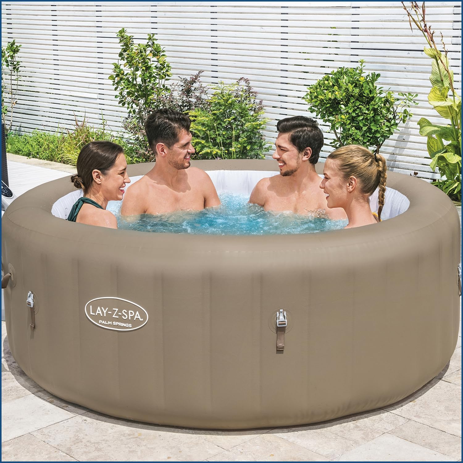Bestway® Lay-Z-SPA® Whirlpool Palm Springs AirJet Ø 196 x 71 cm, rund