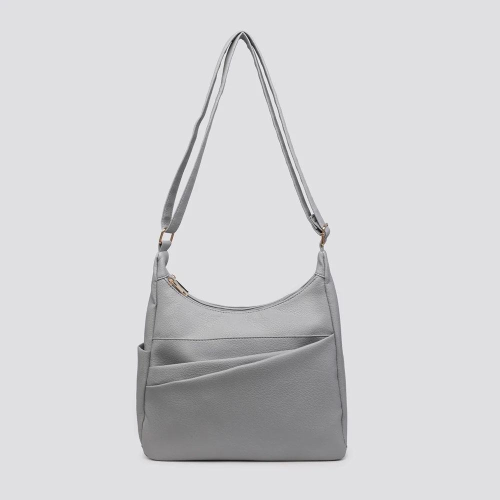 Ola Soft Crossbody Bag | Grey