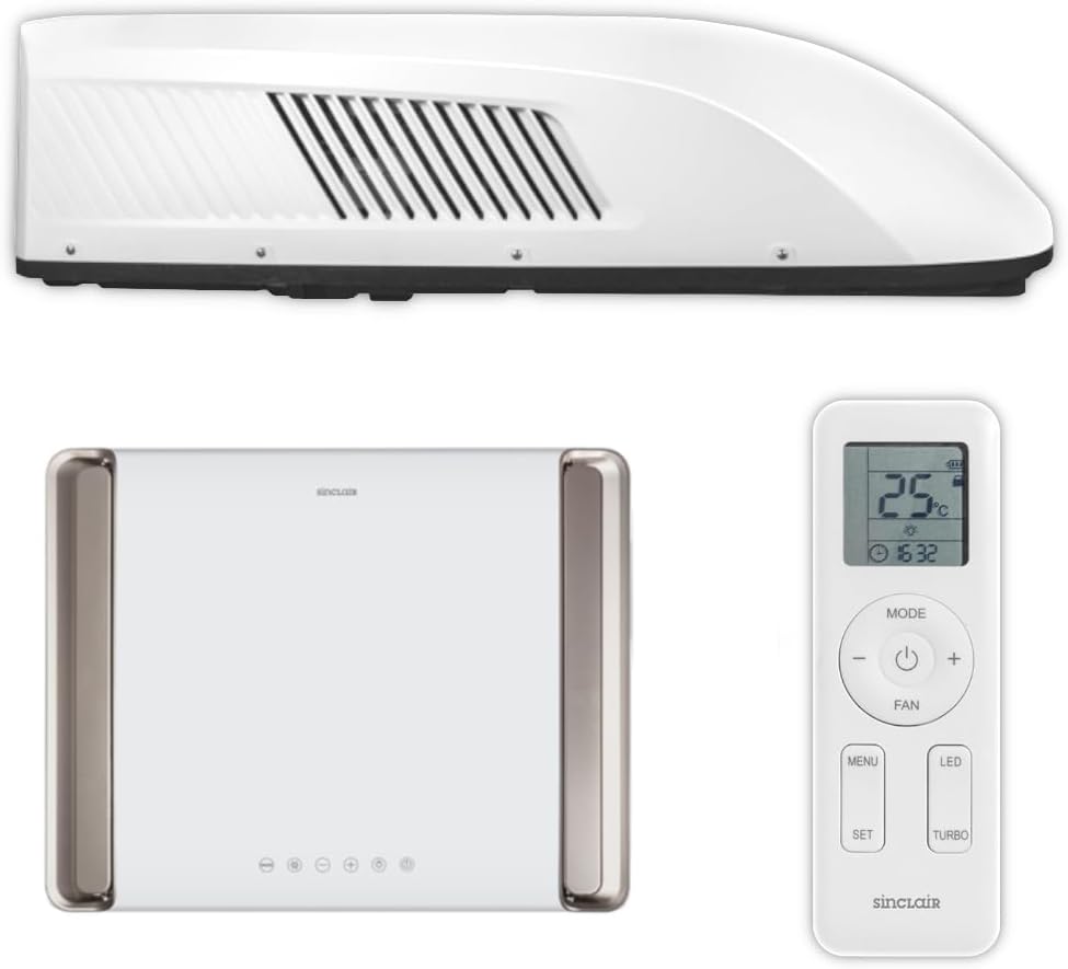 SINCLAIR Dachklimaanlage Wohnwagen | ASV-35BIS | inkl. Wi-Fi | 3,6 kW