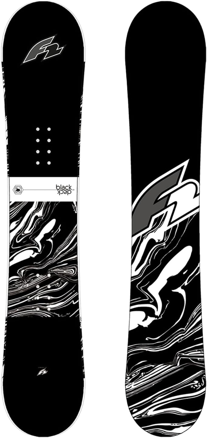F2 Set Snowboard Blackdeck Schwarz + Sonic Pro Bindung Größen wählbar